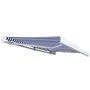 Blue and white motorized reel awning 450x300 cm by vidaXL, Awnings - Ref: Foro24-3052662, Price: 769,51 €, Discount: %