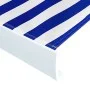 Blue and white motorized reel awning 450x300 cm by vidaXL, Awnings - Ref: Foro24-3052662, Price: 769,51 €, Discount: %
