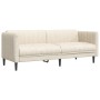 3-teilige Sofagarnitur aus cremefarbenem Stoff von vidaXL, Sofas - Ref: Foro24-3209236, Preis: 868,03 €, Rabatt: %