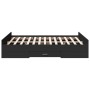 Cama con cajones madera de ingeniería negro 120x190 cm de vidaXL, Camas y somieres - Ref: Foro24-3280322, Precio: 143,19 €, D...