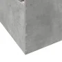Cama con cajones madera ingeniería gris hormigón 135x190 cm de vidaXL, Camas y somieres - Ref: Foro24-3280317, Precio: 140,02...
