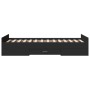 Cama con cajones madera de ingeniería negro 90x190 cm de vidaXL, Camas y somieres - Ref: Foro24-3280343, Precio: 127,35 €, De...