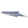 Toldo de carrete motorizado azul y blanco 350x250 cm de vidaXL, Toldos - Ref: Foro24-3052656, Precio: 890,25 €, Descuento: %