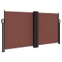 Brown retractable side awning 120x1000 cm by vidaXL, Umbrellas - Ref: Foro24-4004704, Price: 114,62 €, Discount: %