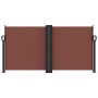 Braune einziehbare Seitenmarkise 120x1000 cm von vidaXL, Sonnenschirme - Ref: Foro24-4004704, Preis: 116,54 €, Rabatt: %