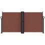 Brown retractable side awning 120x1000 cm by vidaXL, Umbrellas - Ref: Foro24-4004704, Price: 114,62 €, Discount: %