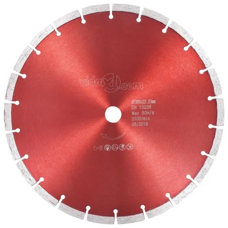 Disco de corte de diamante acero 300 mm de vidaXL, Hojas de sierra - Ref: Foro24-143240, Precio: 38,99 €, Descuento: %