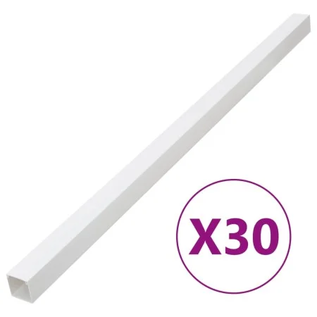 Canaletas para cables PVC 40x25 mm 30 m de vidaXL, Cableado - Ref: Foro24-155932, Precio: 51,01 €, Descuento: %
