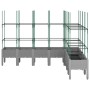 Planter with trellis PP light gray 200x160x142.5 cm by vidaXL, Pots and planters - Ref: Foro24-367972, Price: 129,88 €, Disco...