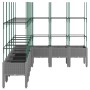 Planter with trellis PP light gray 200x160x142.5 cm by vidaXL, Pots and planters - Ref: Foro24-367972, Price: 129,88 €, Disco...