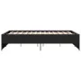 Estructura de cama madera de ingeniería y metal negro 120x190cm de vidaXL, Camas y somieres - Ref: Foro24-3279907, Precio: 13...