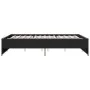 Bettgestell aus Holzwerkstoff und schwarzem Metall, 160 x 200 cm von vidaXL, Betten und Lattenroste - Ref: Foro24-3279877, Pr...