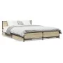 Sonoma oak engineered wood bed with drawers 120x190 cm by vidaXL, Beds and slatted bases - Ref: Foro24-3279953, Price: 173,36...