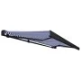 Blue and white motorized reel awning 500x300 cm by vidaXL, Awnings - Ref: Foro24-3052695, Price: 791,92 €, Discount: %