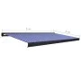 Blue and white motorized reel awning 500x300 cm by vidaXL, Awnings - Ref: Foro24-3052695, Price: 791,92 €, Discount: %