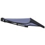 Blau-weiße motorisierte Rollenmarkise 350x250 cm von vidaXL, Markisen - Ref: Foro24-3052686, Preis: 571,31 €, Rabatt: %