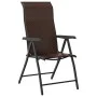 Folding garden chairs 2 units brown synthetic rattan by vidaXL, Garden chairs - Ref: Foro24-4007138, Price: 151,29 €, Discoun...