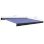Toldo de carrete motorizado azul y blanco 350x250 cm de vidaXL, Toldos - Ref: Foro24-3052686, Precio: 642,09 €, Descuento: %