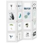 White Paulownia solid wood 4-panel dividing screen by vidaXL, Room dividers - Ref: Foro24-358689, Price: 129,95 €, Discount: %