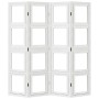 4-teilige Trennwand aus weißem Paulownia-Massivholz von vidaXL, Raumteiler - Ref: Foro24-358689, Preis: 119,31 €, Rabatt: %