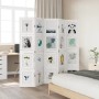 White Paulownia solid wood 5-panel dividing screen by vidaXL, Room dividers - Ref: Foro24-358694, Price: 164,40 €, Discount: %