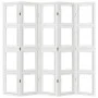 White Paulownia solid wood 5-panel dividing screen by vidaXL, Room dividers - Ref: Foro24-358694, Price: 171,41 €, Discount: %