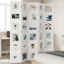 Biombo separador de 5 paneles madera maciza Paulownia blanco by vidaXL, Room dividers - Ref: Foro24-358696, Price: 192,89 €, ...