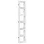 Biombo separador de 5 paneles madera maciza Paulownia blanco by vidaXL, Room dividers - Ref: Foro24-358696, Price: 192,89 €, ...