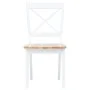Sillas comedor 4 uds madera maciza caucho blanco y madera claro by vidaXL, dining chairs - Ref: Foro24-247359, Price: 283,85 ...