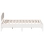 White pine wood bed frame with headboard 200x200cm by vidaXL, Beds and slatted bases - Ref: Foro24-3207194, Price: 227,00 €, ...
