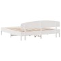 White pine wood bed frame with headboard 200x200cm by vidaXL, Beds and slatted bases - Ref: Foro24-3207194, Price: 227,00 €, ...