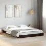Engineered wood and black metal bed frame 120x200cm by vidaXL, Beds and slatted bases - Ref: Foro24-845151, Price: 88,91 €, D...