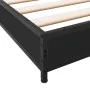 Engineered wood and black metal bed frame 120x200cm by vidaXL, Beds and slatted bases - Ref: Foro24-845151, Price: 88,91 €, D...