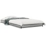 Sonoma-graues Metall-Holzwerkstoff-Bettgestell 90 x 200 cm von vidaXL, Betten und Lattenroste - Ref: Foro24-845179, Preis: 71...