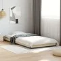 Sonoma oak metal engineered wood bed frame 100x200 cm by vidaXL, Beds and slatted bases - Ref: Foro24-845172, Price: 56,68 €,...