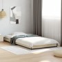 Sonoma oak metal engineered wood bed frame 75x190 cm by vidaXL, Beds and slatted bases - Ref: Foro24-845187, Price: 54,30 €, ...
