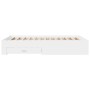 Cama con cajones madera de ingeniería blanco 135x190 cm de vidaXL, Camas y somieres - Ref: Foro24-3280405, Precio: 173,90 €, ...