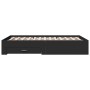 Black engineered wood bed with drawers 120x190 cm by vidaXL, Beds and slatted bases - Ref: Foro24-3280413, Price: 167,66 €, D...