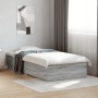 Sonoma-graues Holzwerkstoffbett mit Schubladen 75 x 190 cm von vidaXL, Betten und Lattenroste - Ref: Foro24-3280445, Preis: 1...