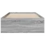 Cama con cajones madera de ingeniería gris Sonoma 75x190 cm de vidaXL, Camas y somieres - Ref: Foro24-3280445, Precio: 106,14...