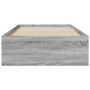 Sonoma-graues Holzwerkstoffbett mit Schubladen 75 x 190 cm von vidaXL, Betten und Lattenroste - Ref: Foro24-3280445, Preis: 1...