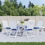Cojines de silla de jardín 6 uds tela Oxford azul 40x40x7 cm de vidaXL, Cojines para sillas y sofás - Ref: Foro24-361482, Pre...