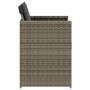 Gartensessel mit Kissen 4 Einheiten graues synthetisches Rattan von vidaXL, Gartenstühle - Ref: Foro24-4007457, Preis: 165,95...