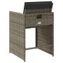 Garden armchairs with cushions 4 units gray synthetic rattan by vidaXL, Garden chairs - Ref: Foro24-4007457, Price: 175,74 €,...