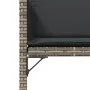 Garden armchairs with cushions 4 units gray synthetic rattan by vidaXL, Garden chairs - Ref: Foro24-4007457, Price: 175,74 €,...