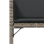 Gartensessel mit Kissen 4 Einheiten graues synthetisches Rattan von vidaXL, Gartenstühle - Ref: Foro24-4007457, Preis: 165,95...