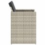 Gartensessel mit Kissen 4 Stück hellgraues synthetisches Rattan von vidaXL, Gartenstühle - Ref: Foro24-4007460, Preis: 166,81...