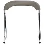 Toldo bimini de 2 arcos gris 178x138x96 cm de vidaXL, Cubiertas para almacenamiento de barcas - Ref: Foro24-94793, Precio: 10...