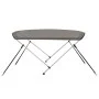 Toldo bimini de 2 arcos gris 178x138x96 cm de vidaXL, Cubiertas para almacenamiento de barcas - Ref: Foro24-94793, Precio: 10...