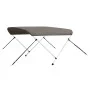 Toldo bimini de 2 arcos gris 178x138x96 cm de vidaXL, Cubiertas para almacenamiento de barcas - Ref: Foro24-94793, Precio: 10...